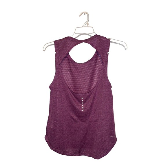 NIKE TEE Dri-Fit Tank Top‎ Womens Shirt Size Medium Purple Lightweight Athletic - Picture 2 of 8